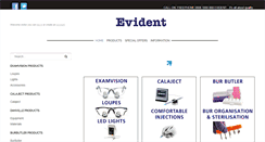 Desktop Screenshot of evident.co.uk